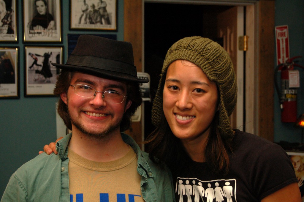 Adam with Vienna Teng at Mississippi Studios in 2007
