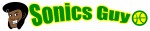 Sonics guy title graphic, used on his business card and website.