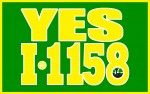 Yes 1-1158 travel colors bordered Initiative 1158 promotional image, travel colors version with border.